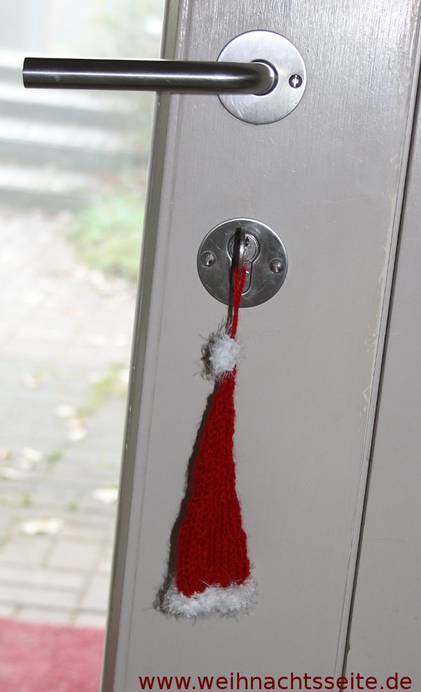 weihnachtlicher Schlüsselanhänger