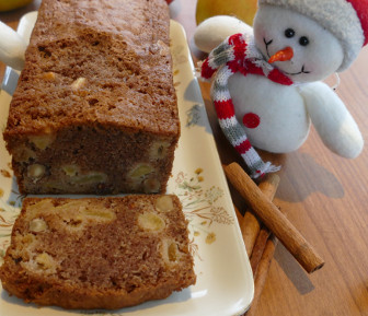 Zimtkuchen mit pfeln und Nssen