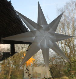 weißer Faltstern